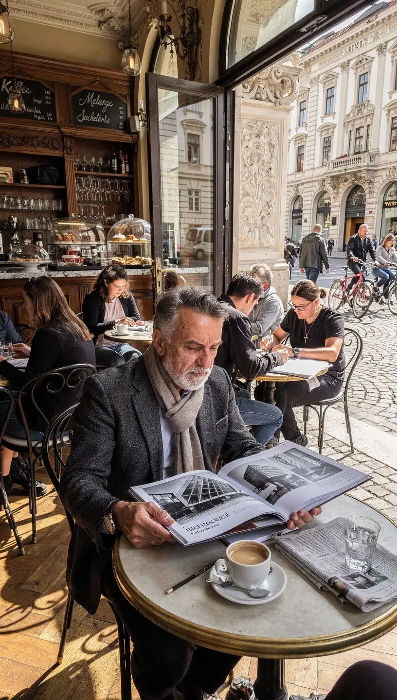 Ein wunderschöner Bildband über zeitgenössische Architektur in Wien.