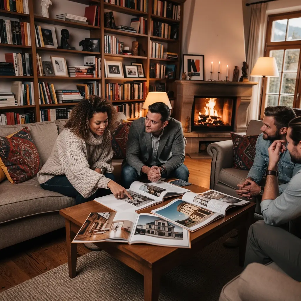 Ein wunderschön gestaltetes Buchcover über moderne Architektur in Wien.