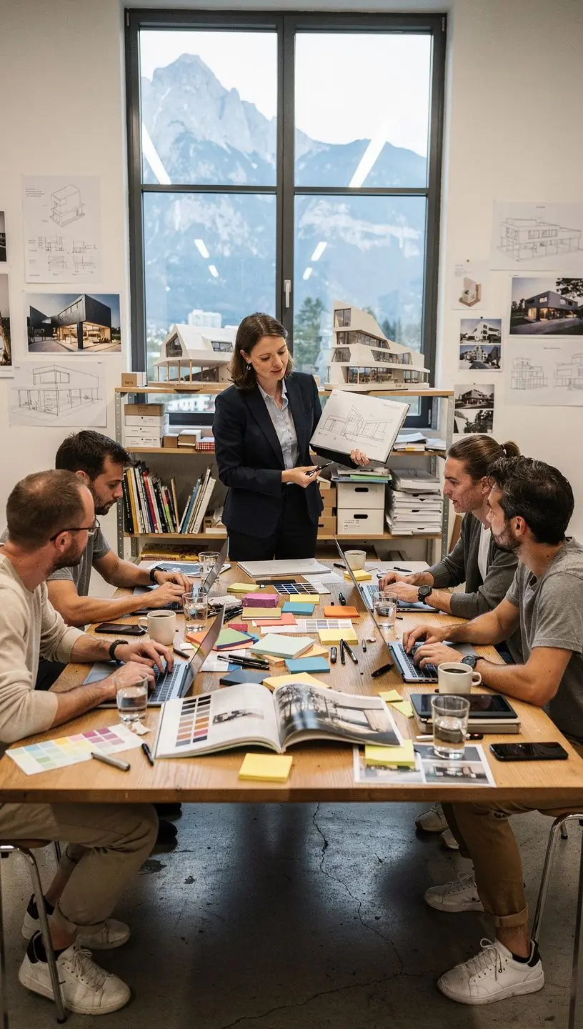 Ein stilvoller Kaffeetisch-Band mit atemberaubenden Aufnahmen von historischen Bauwerken in Г–sterreich.